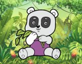 Un oso panda