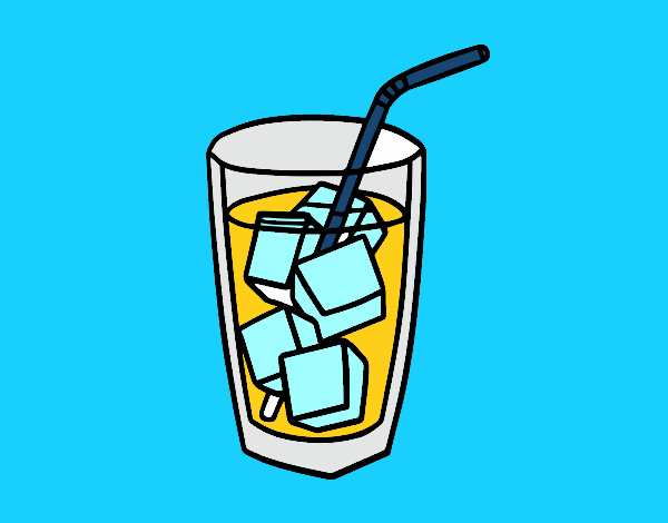 Un vaso de refresco