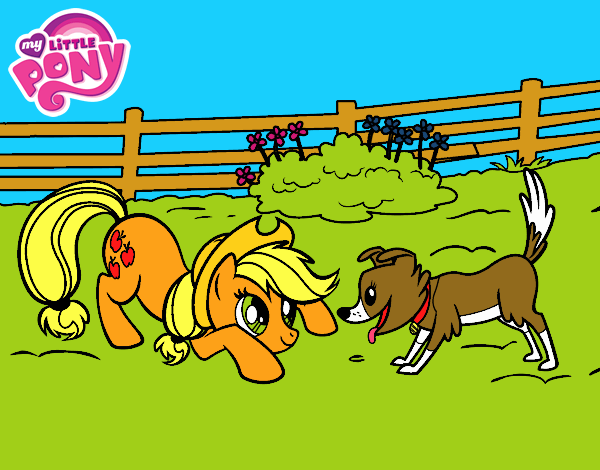 Applejack y Winona