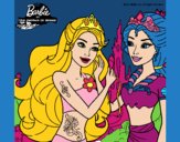 Barbie se despiede de la reina sirena