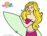Barbie va a surfear
