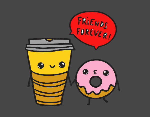 Café y donut