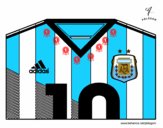 Camiseta del mundial de fútbol 2014 de Argentina