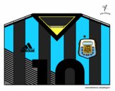 Camiseta del mundial de fútbol 2014 de Argentina