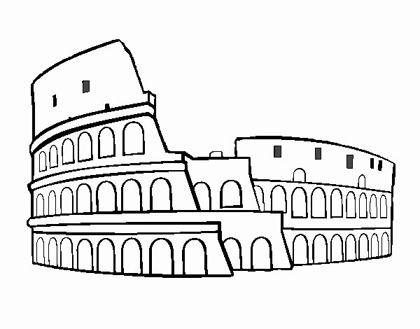 Dibujo de Coliseo romano pintado por en  el día 31-05-21 a las  15:44:12. Imprime, pinta o colorea tus propios dibujos!