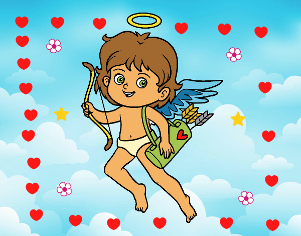 Cupido con su arco mágico