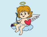 Cupido en una nube