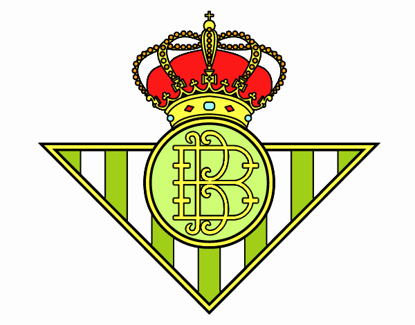 Dibujo de Escudo del Real Betis Balompié pintado por en Dibujos.net el