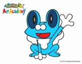 Froakie saludando