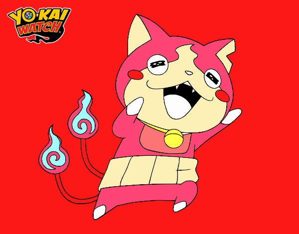 Jibanyan super feliz