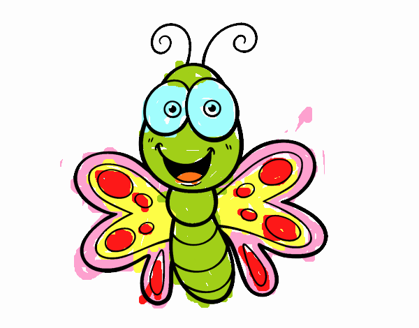 Mariposa sonriente