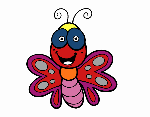 Mariposa sonriente