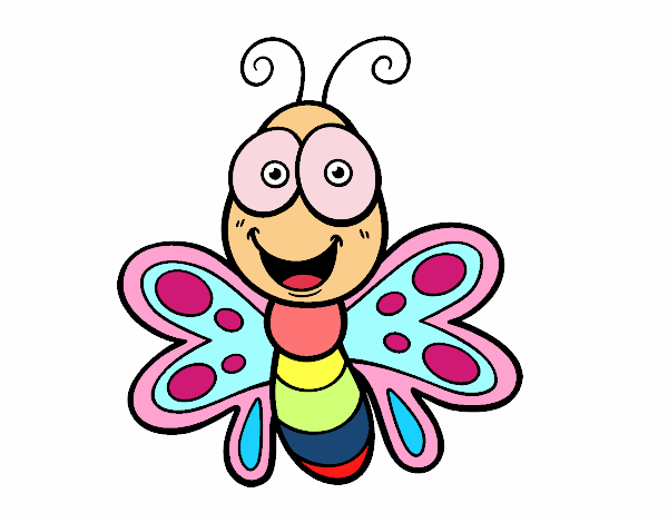 Mariposa sonriente