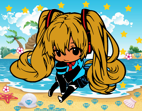 Miku Chibi vocaloid