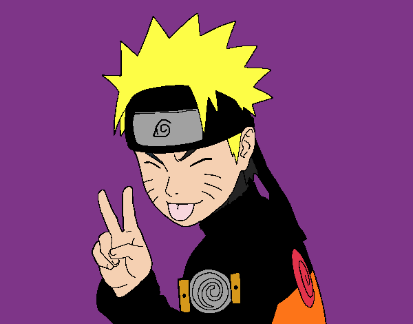 Naruto sacando lengua