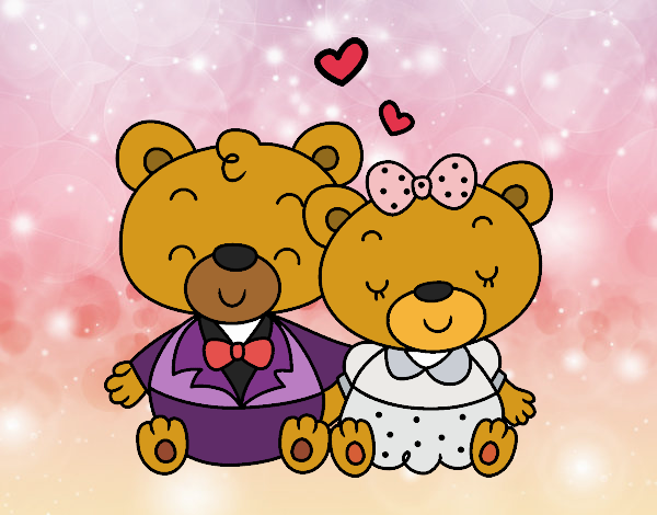 los dos tortolitos 😍🐻😍😍😍 🥰😘😆😀😀 💕💕💕💕