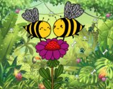 Pareja de abejas