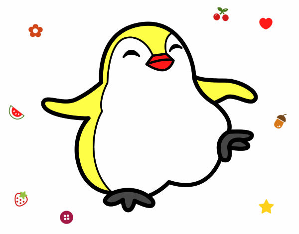 Pingüino bailando