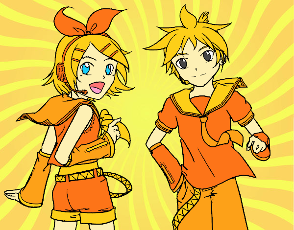 Rin y Len Kagamine Vocaloid