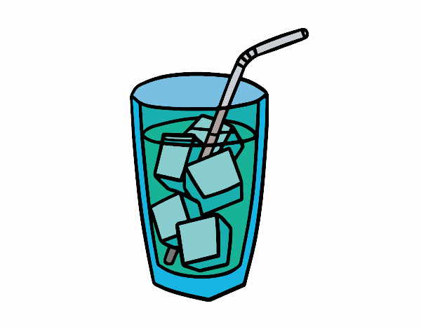 Un vaso de refresco