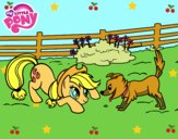 Applejack y Winona