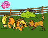 Applejack y Winona