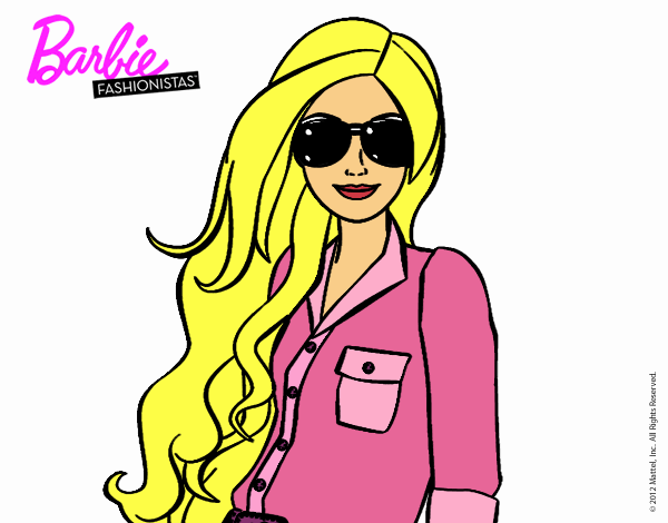 Barbie con gafas de sol