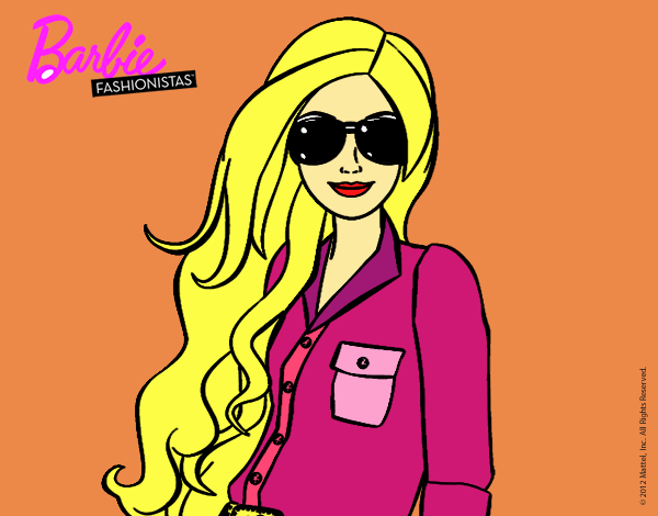 Barbie con gafas de sol