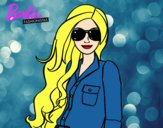 Barbie con gafas de sol