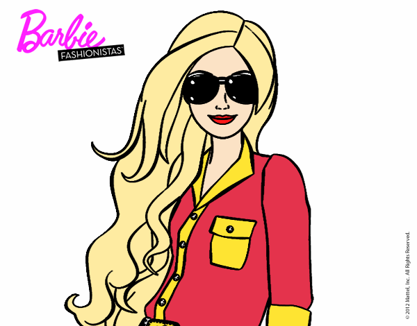 Barbie con gafas de sol