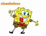 Bob Esponja saludando