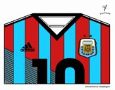 Camiseta del mundial de fútbol 2014 de Argentina