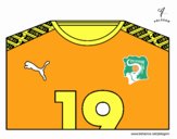 Camiseta del mundial de fútbol 2014 de Costa de Marfil