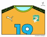 Camiseta del mundial de fútbol 2014 de Costa de Marfil