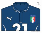 Camiseta del mundial de fútbol 2014 de Italia