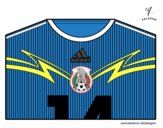 Camiseta del mundial de fútbol 2014 de México