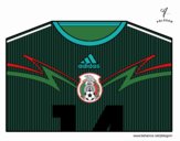 Camiseta del mundial de fútbol 2014 de México