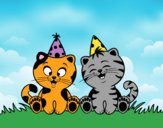 Gatos de cumpleaños