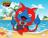 Jibanyan feliz