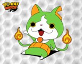 Jibanyan saludando