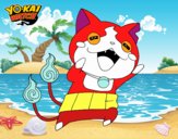 Jibanyan super feliz