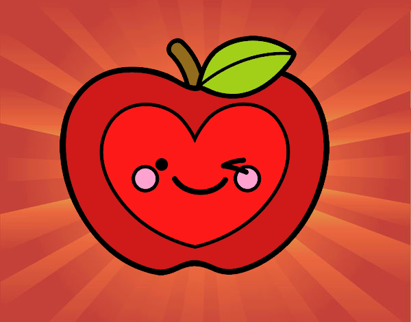 Manzana corazón