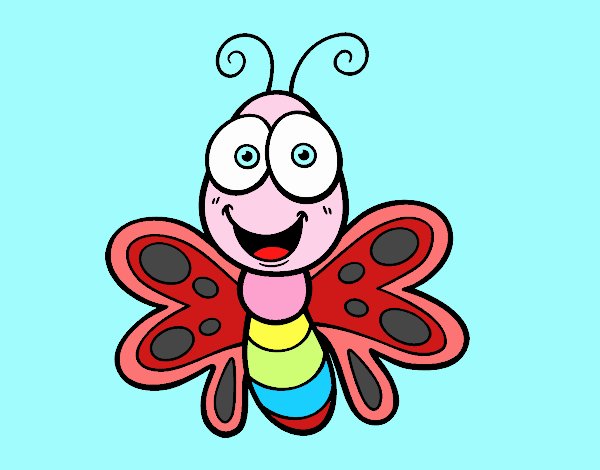 Mariposa sonriente