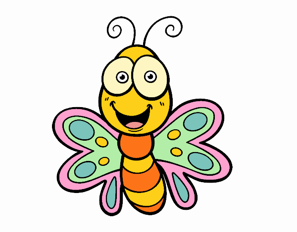 Mariposa sonriente