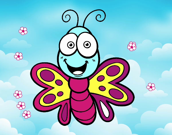 Mariposa sonriente