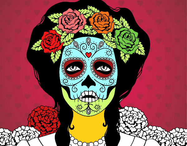 Mujer calavera mejicana