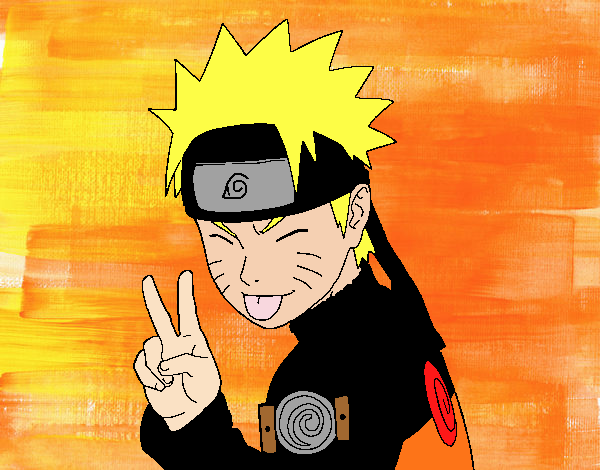 Naruto sacando lengua