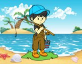 Niño pescador