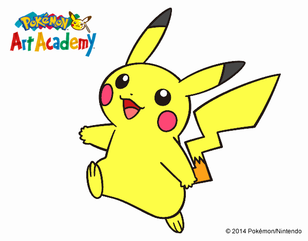 Pikachu en Pokémon Art Academy