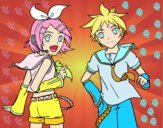 Rin y Len Kagamine Vocaloid